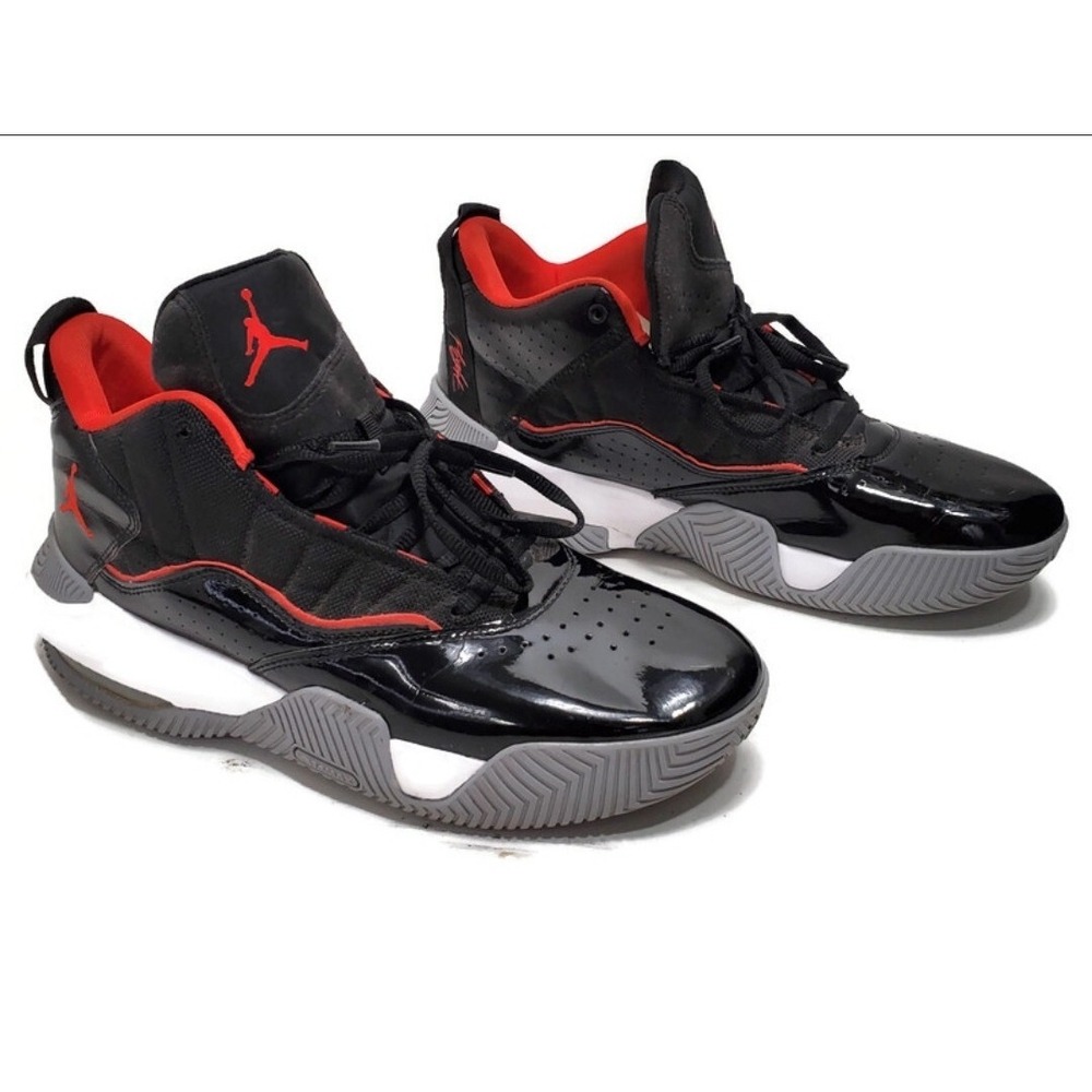 Air Jordan Stay Loyal Shoes Black Red White DB2884-001 Men's Size 8.5